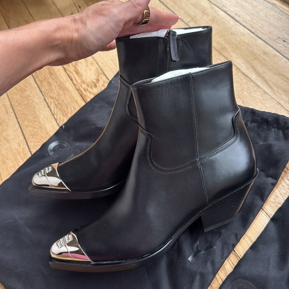 NWT Givenchy Women's Black Western Ankle Boots - size FR 36 - Picture 11 of 12